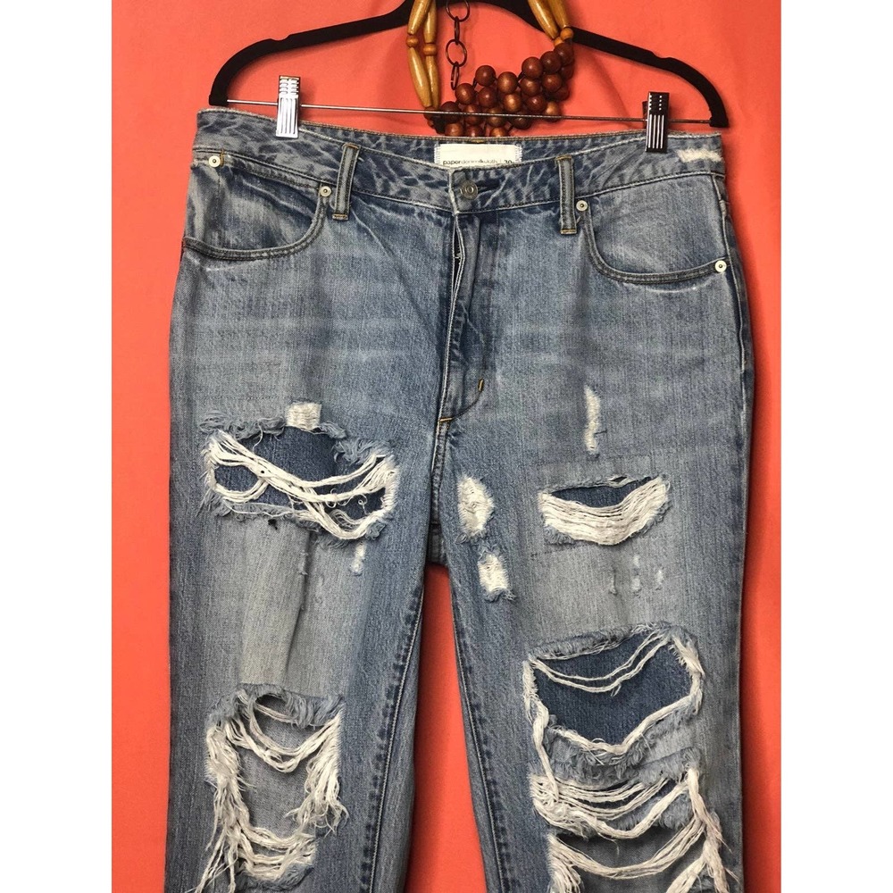 Women's Paper Denim & Cloth Distressed